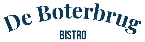 Logo Bistro de Boterbrug blue bold
